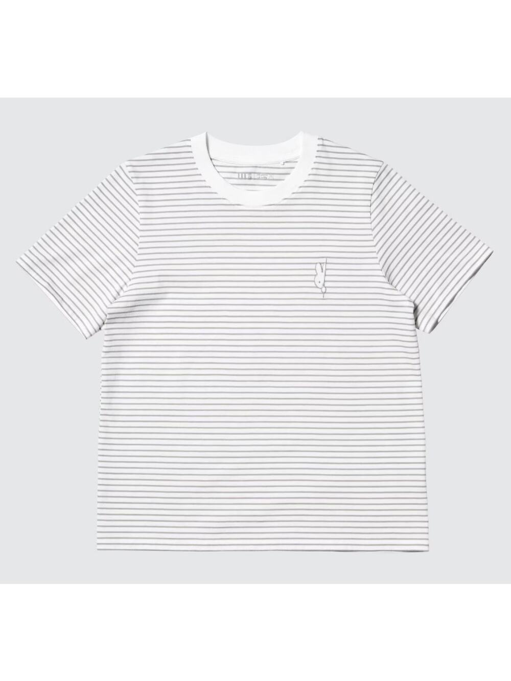 Uniqlo miffy UT Graphic T-Shirt in Gray Stripe
